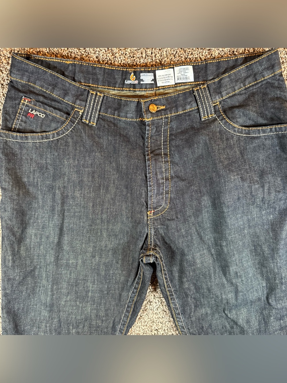 LAPCO FR Men's 40x32 Flame Resistant Jeans Modern Bootcut CAT2 NFPA 2112